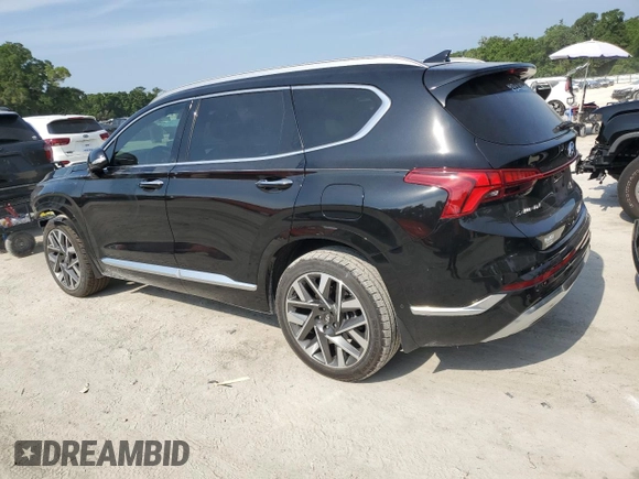 2022 Hyundai Santa Fe Calligraphy with VIN 5NMS54AL8NH450061, listed as a Copart auction lot 54738305 with 74,051 mi miles and Salvage title. Bid and sale history available at DreamBid. Image 2.