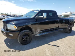 2014 Ram 3500 Laramie z VIN 3C63RRJL5EG119687, wystawiony jako Copart lot #56241635 z przebiegiem 262 528 mil mil oraz Czysty tytuł • Clean title. Historia ofert i sprzedaży dostępna na DreamBid. Obrazek 1.