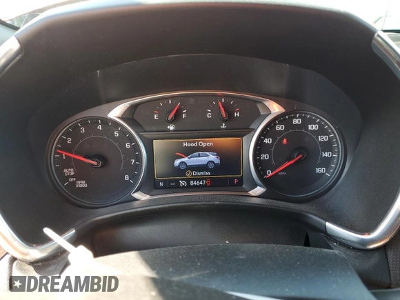 2019 Chevrolet Equinox Premier with VIN 2GNAXPEX7K6212314, listed as a Copart auction lot 60274755 with 84,647 mi miles and Salvage title. Bid and sale history available at DreamBid. Image 9.