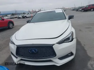 2021 Infiniti Q60 Red Sport 400 with VIN JN1FV7LK1MM530013, listed as a IAAI auction lot 41461752 with 52,844 mi miles and . Bid and sale history available at DreamBid. Image 12.