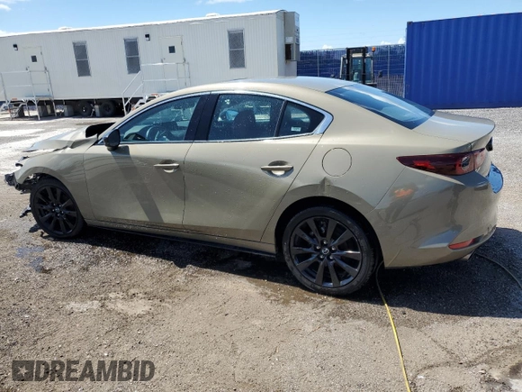 2024 Mazda 3 Carbon Edition with VIN 3MZBPBXY7RM402746, listed as a Copart auction lot 61170235 with 42,740 mi miles and Non repairable. Bid and sale history available at DreamBid. Image 2.
