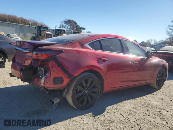 2020 Mazda 6 Grand Touring with VIN JM1GL1TY7L1516772, listed as a Copart auction lot 82192074 with 34,064 mi miles and Salvage Title. Bid and sale history available at DreamBid. Image 3.