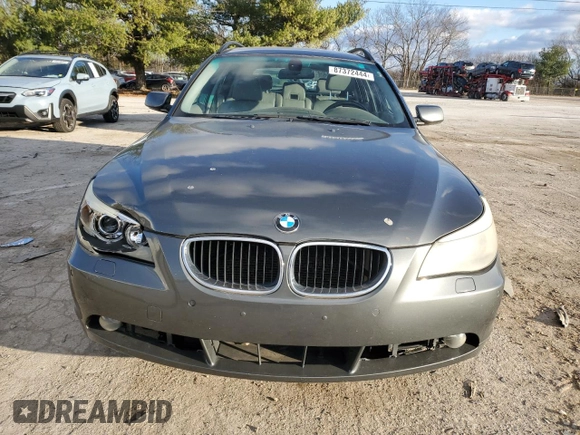 2006 BMW 5 Series 530xi with VIN WBANN73556B799064, listed as a Copart auction lot 87372444 with 230,613 mi miles and Salvage Title. Bid and sale history available at carsss.com. Image 5.