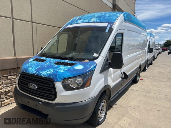 2018 Ford Transit with VIN 1FTYR3XM9JKA55491, listed as a IAAI auction lot 42262605 with 181,250 mi miles and . Bid and sale history available at DreamBid. Image 4.