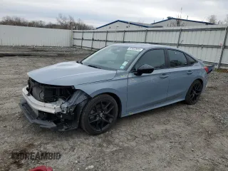 2022 Honda Civic Si with VIN 2HGFE1E5XNH472040, listed as a Copart auction lot 52603935 with 39,675 mi miles and Salvage Title. Bid and sale history available at DreamBid. Image 1.