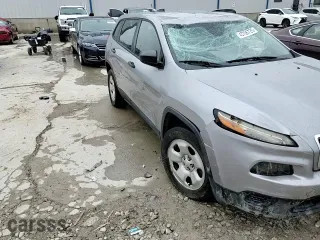 2014 Jeep Cherokee Sport with VIN 1C4PJMAB9EW166153, listed as a Copart auction lot 43706725 with 81,026 mi miles and Non Repairable. Bid and sale history available at carsss.com. Image 14.