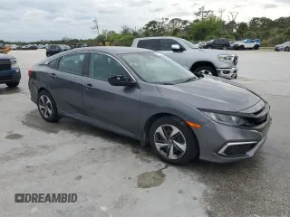 2021 Honda Civic Sedan LX with VIN 2HGFC2F64MH545677, listed as a Copart auction lot 46730155 with 68,299 mi miles and Non Repairable. Bid and sale history available at carsss.com. Image 4.