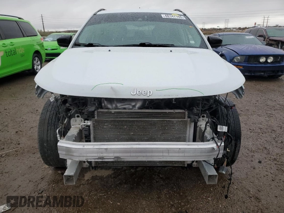 2022 Jeep Compass Latitude with VIN 3C4NJCBB4NT198580, listed as a Copart auction lot 48147765 with 81,562 mi miles and Salvage title. Bid and sale history available at DreamBid. Image 5.