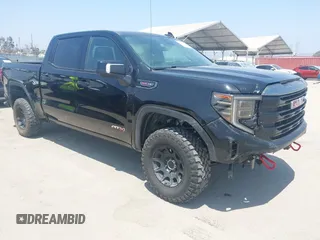 2024 GMC Sierra 1500 AT4 with VIN 3GTUUEEL4RG268757, listed as a IAAI auction lot 42592647 with 4,264 mi miles and . Bid and sale history available at DreamBid. Image 1.