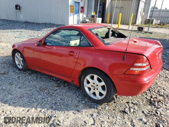 2003 Mercedes-Benz SLK 230 Kompressor z VIN WDBKK49F73F293719, wystawiony jako Copart lot #74849454 z przebiegiem 247 020 mil mil oraz Szkoda całkowita • Salvage title. Historia ofert i sprzedaży dostępna na DreamBid. Obrazek 2.