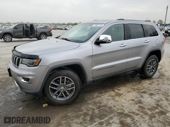 2017 Jeep Grand Cherokee Limited with VIN 1C4RJFBG2HC884972, listed as a Copart auction lot 53607745 with 113,445 mi miles and Salvage Title. Bid and sale history available at carsss.com. Image 1.
