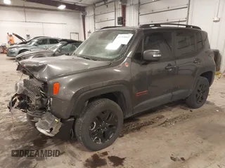 2018 Jeep Renegade Trailhawk with VIN ZACCJBCB0JPJ03169, listed as a IAAI auction lot 41318062 with 56,188 mi miles. Bid and sale history available at carsss.com. Image 2.