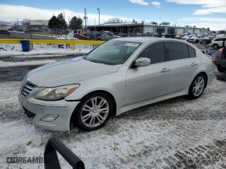2012 Hyundai Genesis 4.6L with VIN KMHGC4DF2CU171921, listed as a Copart auction lot 42187185 with NaN miles and Clean Title. Bid and sale history available at carsss.com. Image 1.