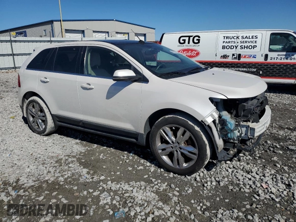 2012 Ford Edge Limited with VIN 2FMDK3K99CBA33702, listed as a Copart auction lot 46500505 with 181,050 mi miles and Salvage Title. Bid and sale history available at carsss.com. Image 4.