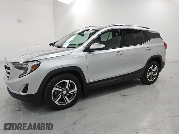 2021 GMC Terrain SLT with VIN 3GKALVEV1ML306280, listed as a Copart auction lot 48981685 with 109,119 mi miles and Clean Title. Bid and sale history available at DreamBid. Image 1.