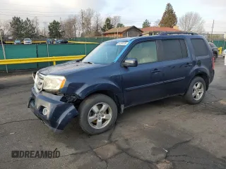 2009 Honda Pilot EX-L with VIN 5FNYF48599B038981, listed as a Copart auction lot 51255125 with 162,620 mi miles and Salvage Title. Bid and sale history available at carsss.com. Image 1.