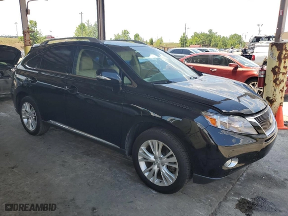 2011 Lexus RX 450h with VIN JTJBC1BA5B2419851, listed as a Copart auction lot 60707044 with 147,338 mi miles and Salvage Title. Bid and sale history available at carsss.com. Image 4.