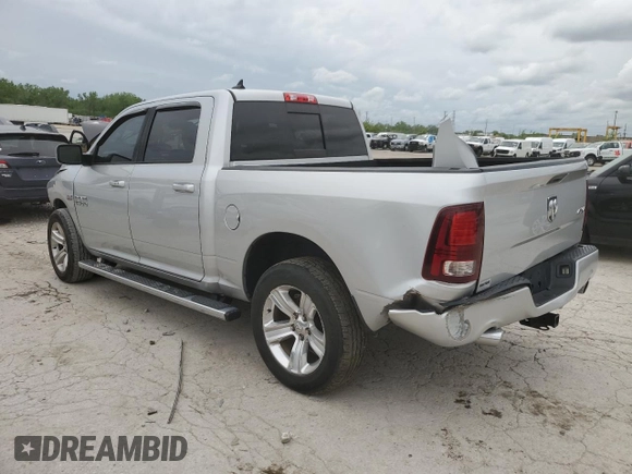 2016 Ram 1500 Sport with VIN 1C6RR7MT3GS248095, listed as a Copart auction lot 54611345 with 204,822 mi miles and Salvage title. Bid and sale history available at DreamBid. Image 2.