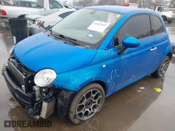 2018 FIAT 500 Pop with VIN 3C3CFFKH8JT465183, listed as a IAAI auction lot 41412115 with 87,260 mi miles. Bid and sale history available at carsss.com. Image 19.