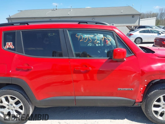 2018 Jeep Renegade Latitude with VIN ZACCJBBB7JPH12067, listed as a IAAI auction lot 42050297 with 103,916 mi miles and . Bid and sale history available at carsss.com. Image 14.