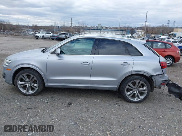 2015 Audi Q3 Premium Plus with VIN WA1EFCFS2FR006458, listed as a IAAI auction lot 41734169 with 102,783 mi miles and . Bid and sale history available at DreamBid. Image 14.