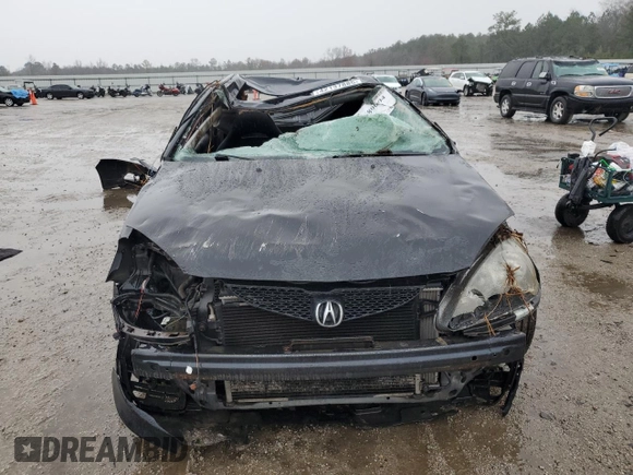 2006 Acura RSX with VIN JH4DC53846S000389, listed as a Copart auction lot 42137885 with 169,384 mi miles and Salvage Title. Bid and sale history available at DreamBid. Image 5.