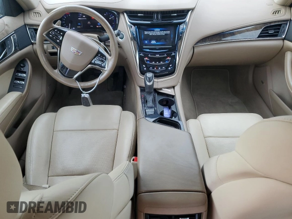 2015 Cadillac CTS Luxury RWD with VIN 1G6AR5SX1F0113369, listed as a Copart auction lot 68702294 with 56,895 mi miles and Salvage Title. Bid and sale history available at DreamBid. Image 8.