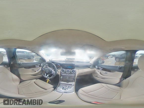 2020 Mercedes-Benz C 300 with VIN 55SWF8DB6LU327820, listed as a Copart auction lot 56464755 with 67,442 mi miles and Salvage title. Bid and sale history available at DreamBid. Image 14.