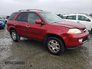 2002 Acura MDX Touring Pkg with VIN 2HNYD18632H542448, listed as a Copart auction lot 84032174 with 177,367 mi miles and Salvage Title. Bid and sale history available at carsss.com. Image 4.