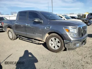 2017 Nissan Titan SV with VIN 1N6AA1EK4HN546507, listed as a Copart auction lot 88555005 with 92,276 mi miles and Salvage title. Bid and sale history available at DreamBid. Image 4.
