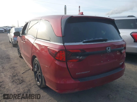 2023 Honda Odyssey Sport z VIN 5FNRL6H70PB014642, wystawiony jako IAAI lot #41094317 z przebiegiem 34 596 mil mil oraz . Historia ofert i sprzedaży dostępna na DreamBid. Obrazek 3.