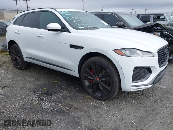 2023 Jaguar F-Pace R-Dynamic S with VIN SADCT2FUXPA711966, listed as a IAAI auction lot 41197305 with 18,871 mi miles and . Bid and sale history available at DreamBid. Image 1.