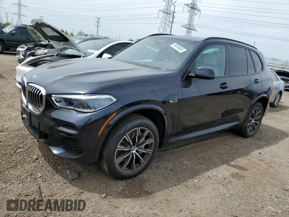 2023 BMW X5 xDrive45e with VIN 5UXTA6C04P9S03633, listed as a Copart auction lot 54916645 with Not provided miles and Salvage title. Bid and sale history available at DreamBid. Image 1.