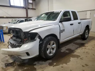 2021 Ram 1500 Tradesman z VIN 1C6RR7FG6MS527035, wystawiony jako Copart lot #48848765 z przebiegiem 161 405 mil mil oraz Szkoda całkowita • Salvage title. Historia ofert i sprzedaży dostępna na DreamBid. Obrazek 1.