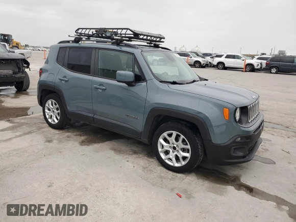 2018 Jeep Renegade Latitude with VIN ZACCJABB6JPJ40500, listed as a Copart auction lot 52610735 with 116,401 mi miles and Salvage Title. Bid and sale history available at carsss.com. Image 4.