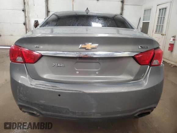 2018 Chevrolet Impala Premier with VIN 2G1125S39J9110015, listed as a Copart auction lot 86891744 with 124,108 mi miles and Salvage Title. Bid and sale history available at DreamBid. Image 6.