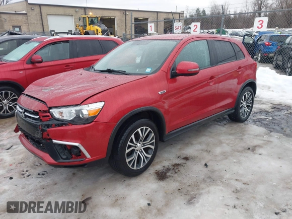 2018 Mitsubishi Outlander Sport ES 2.0 with VIN JA4AR3AU8JZ013101, listed as a IAAI auction lot 41668503 with 107,259 mi miles. Bid and sale history available at carsss.com. Image 18.