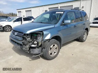 2005 Honda Pilot EX-L with RES with VIN 2HKYF18685H515886, listed as a Copart auction lot 49226655 with 244,135 mi miles and Salvage Title. Bid and sale history available at carsss.com. Image 1.