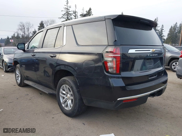 2023 Chevrolet Tahoe LT with VIN 1GNSCNKD2PR320429, listed as a IAAI auction lot 41473602 with 55,222 mi miles. Bid and sale history available at carsss.com. Image 3.