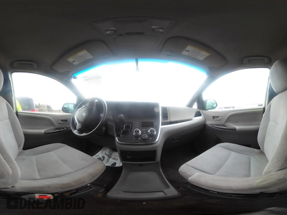 2015 Toyota Sienna L with VIN 5TDZK3DC6FS542457, listed as a IAAI auction lot 41072508 with 167,509 mi miles and . Bid and sale history available at DreamBid. Image 18.