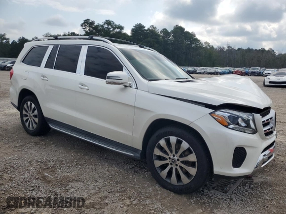2017 Mercedes-Benz GLS 450 with VIN 4JGDF6EE7HA969724, listed as a Copart auction lot 62549654 with 99,553 mi miles and Salvage Title. Bid and sale history available at DreamBid. Image 4.