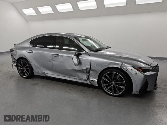 2023 Lexus IS 350 F Sport with VIN JTHGZ1B25P5068895, listed as a Copart auction lot 53993475 with 24,750 mi miles and Clean title. Bid and sale history available at DreamBid. Image 4.