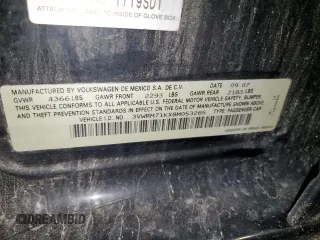 2008 Volkswagen Jetta SE с VIN 3VWRM71KX8M053265, выставлен на аукционе Copart как лот 61555515 с пробегом 199 067 миль миль и Списание • Salvage title. История ставок и продаж доступна на DreamBid. Изображение 12.