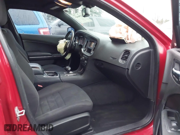 2012 Dodge Charger SXT with VIN 2C3CDXHG9CH129192, listed as a IAAI auction lot 41156443 with 179,959 mi miles. Bid and sale history available at carsss.com. Image 5.