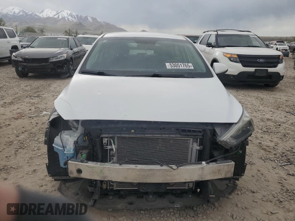 2019 Hyundai Ioniq Blue with VIN KMHC65LC8KU110221, listed as a Copart auction lot 53051765 with 62,030 mi miles and Salvage Title. Bid and sale history available at DreamBid. Image 5.
