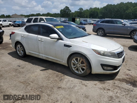 2013 Kia Optima EX z VIN 5XXGN4A72DG237404, wystawiony jako Copart lot #61293445 z przebiegiem 166 327 mil mil oraz Czysty tytuł • Clean title. Historia ofert i sprzedaży dostępna na DreamBid. Obrazek 4.
