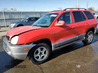 2003 Hyundai Santa Fe GLS with VIN KM8SC13D13U547310, listed as a Copart auction lot 44272905 with 215,746 mi miles and Salvage Title. Bid and sale history available at carsss.com. Image 1.