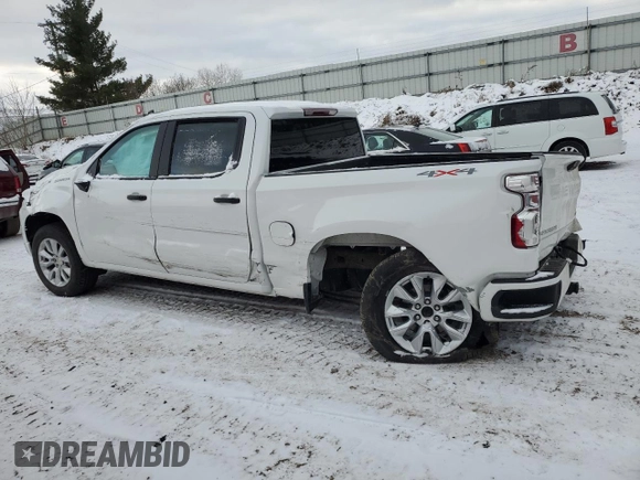 2024 Chevrolet Silverado 1500 Custom with VIN 1GCPDBEK4RZ339121, listed as a Copart auction lot 86582474 with Not Provided miles and Salvage Title. Bid and sale history available at DreamBid. Image 2.