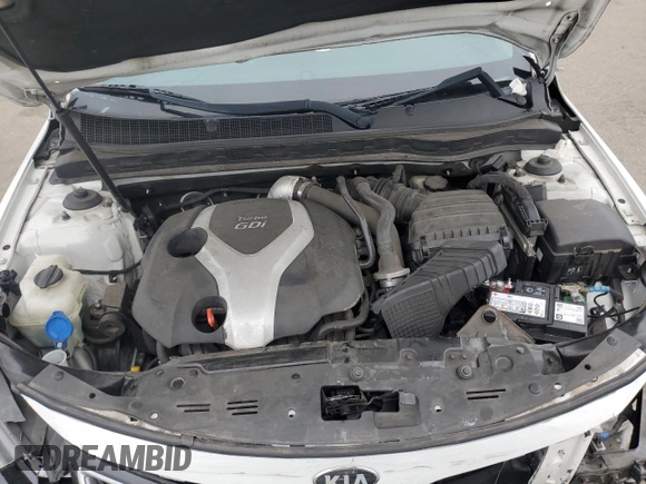 2015 Kia Optima SX Turbo with VIN 5XXGR4A61FG367091, listed as a Copart auction lot 48299065 with 106,003 mi miles and Non Repairable. Bid and sale history available at carsss.com. Image 12.