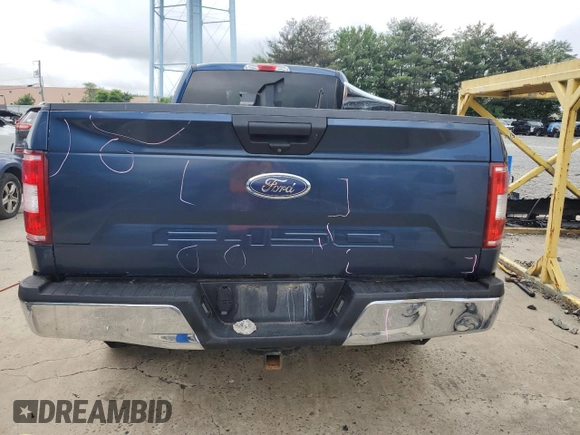 2018 Ford F-150 XL with VIN 1FTEX1E5XJKD89375, listed as a Copart auction lot 62880565 with 119,402 mi miles and Salvage title. Bid and sale history available at DreamBid. Image 6.